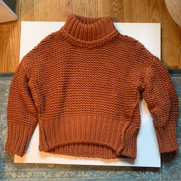 Like New! Free People My Only Sunshine Turtleneck Sweater - Picture 4 of 8